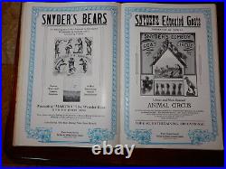 ANTIQUE 1920s GUS SUN BOOKING CATALOG CIRCUS ACTS FAIRS HIGH WIRE DANCING BEARS