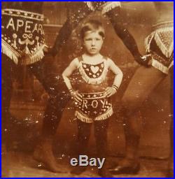 ANTIQUE JH LaPearl CIRCUS IL IN HARRY THE PEARL HOLLYWOOD CA CABINET CARD PHOTO
