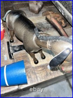 ANTIQUE SCHOENHUT HUMPTY DUMPTY CIRCUS CLOWNS (2) Donkey, Elephant, Ladders