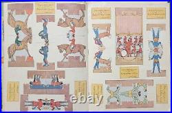 ANTIQUE The Foldaway Circus Paper Toy with Art and Design by Will Pente RARE