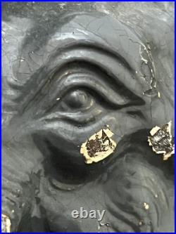 ANTIQUE VINTAGE 8 pound HUBLEY  CAST IRON CIRCUS ELEPHANT DOORSTOP