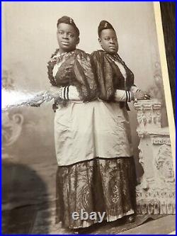 African American Conjoined Twins MILLIE-CHRISTINE, THE TWO HEADED NIGHTINGALE