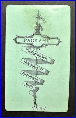 Aggie Zolutie Albino Circassian Scarce CDV of a Circus Sideshow Freak Exhibit