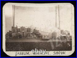 Amazing 1880s Miniature Sideshow Model with Banners Museum Freak Show Rare
