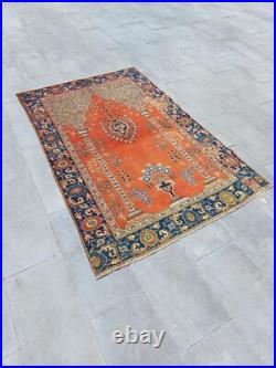 Antique 1850s Persssian Carpet Rug, Tebbbriz Collectible Rug Handmade Super Rug