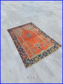 Antique 1850s Persssian Carpet Rug, Tebbbriz Collectible Rug Handmade Super Rug