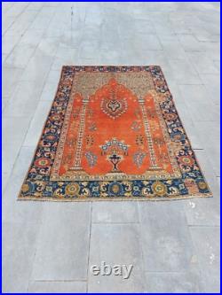 Antique 1850s Persssian Carpet Rug, Tebbbriz Collectible Rug Handmade Super Rug