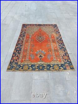 Antique 1850s Persssian Carpet Rug, Tebbbriz Collectible Rug Handmade Super Rug