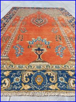 Antique 1850s Persssian Carpet Rug, Tebbbriz Collectible Rug Handmade Super Rug
