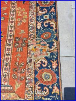 Antique 1850s Persssian Carpet Rug, Tebbbriz Collectible Rug Handmade Super Rug