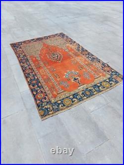 Antique 1850s Persssian Carpet Rug, Tebbbriz Collectible Rug Handmade Super Rug