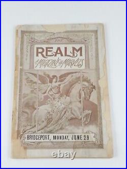 Antique 1903 Ringling Barnum Baily Circus Realm Magazine Of Marvels