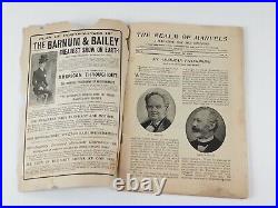 Antique 1903 Ringling Barnum Baily Circus Realm Magazine Of Marvels