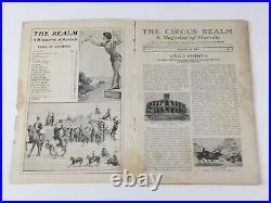 Antique 1906 Ringling Barnum Baily Circus Realm Magazine Of Marvels