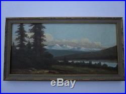 Antique 19th To 20th Century Painting Early California Landscape Vintage Mystery