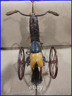 Antique 3-Wheeled Circus Horse Tricycle