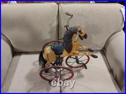 Antique 3-Wheeled Circus Horse Tricycle