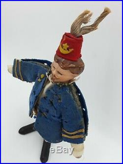 Antique 8in Schoenhut Humpty Dumpty Circus Shriner Man or RingMaster Early 1900s