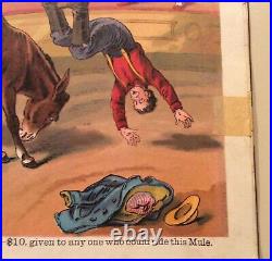 Antique A Peep at the Circus Book McLoughlin Bros. Copyright 1887 Rare