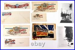 Antique Al Barnes Sells-Floto Lot (x17) photos circus carnival sideshow