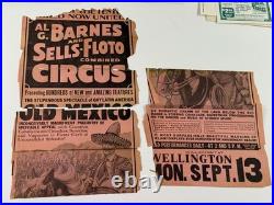 Antique Al Barnes Sells-Floto Lot (x17) photos circus carnival sideshow
