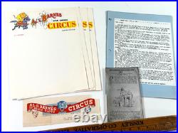 Antique Al Barnes Sells-Floto Lot (x17) photos circus carnival sideshow