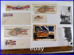 Antique Al Barnes Sells-Floto Lot (x17) photos circus carnival sideshow