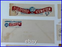Antique Al Barnes Sells-Floto Lot (x17) photos circus carnival sideshow