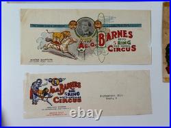 Antique Al Barnes Sells-Floto Lot (x17) photos circus carnival sideshow