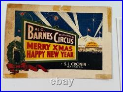 Antique Al Barnes Sells-Floto Lot (x17) photos circus carnival sideshow