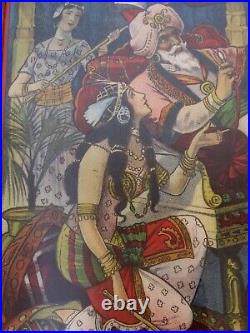 Antique Al. G. Barnes Persia & the Pageant of Pekin Circus Poster c. 1930's