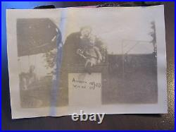 Antique American Carnival Carousel Horse Ww1 War Tax Sign Country Circus Photo