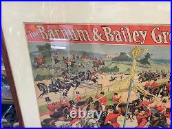 Antique Barnum & Bailey Circus Poster Greatest Show on Earth