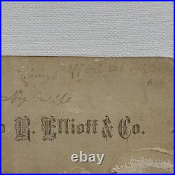 Antique CDV Photograph Plus Size Woman Fat Lady Circus Sideshow Columbus OH