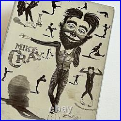 Antique Cabinet Card Photograph Mike Cray Clown Advertising By George Cooke
