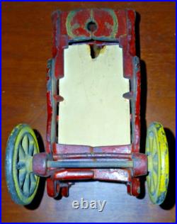 Antique Cast Iron Hubley Overland Circus Horse Drawn Wagon Cage ca. 1900-1910 Antique Cast Iron Hubley Overland Circus Horse Drawn Wagon Cage ca. 1900-1910
