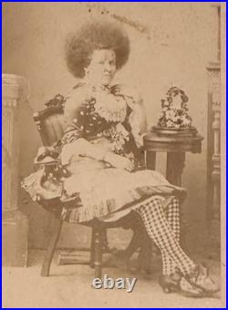 Antique Chas. Eisenmann Barnum Circus Circassian Woman Sideshow CDV Photo