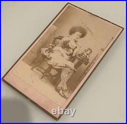 Antique Chas. Eisenmann Barnum Circus Circassian Woman Sideshow CDV Photo