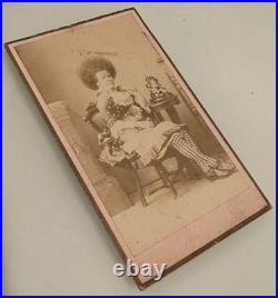 Antique Chas. Eisenmann Barnum Circus Circassian Woman Sideshow CDV Photo