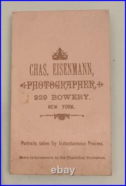 Antique Chas. Eisenmann Barnum Circus Circassian Woman Sideshow CDV Photo