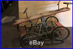 Antique Circus Canival Clown Bike Cycle Seesaw Teeter Bicycle