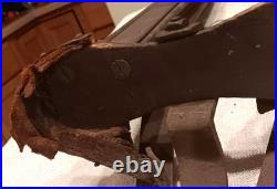 Antique Circus Clown Stilt Roller Skates Steel & Wood 19 Lift