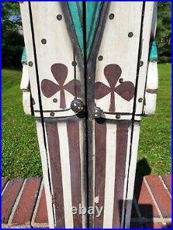 Antique Circus Folk Art Carnival Clown Hand Carved Painted Wood Cabinet