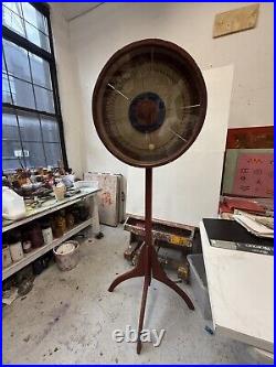 Antique Circus Game Roulette 6 feet 25 diameter spins great! Spinning Wheel