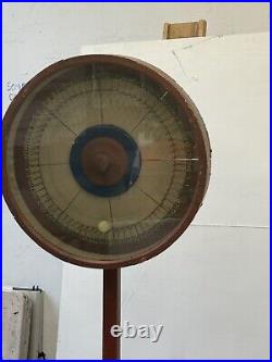 Antique Circus Game Roulette 6 feet 25 diameter spins great! Spinning Wheel