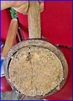 Antique Circus Strong Man Wooden Mallet Hammer High Striker Tent Stake Carnival