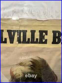 Antique Circus or Traveling Show Advertising Poster Melville Bro Donaldson Litho