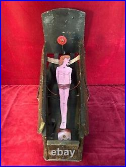 Antique Coffin Themed Fairground Shooting Game Target C. 1930