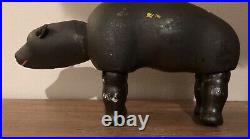 Antique Early 1900s Schoenhut Wood Carved Wooden Humpy Dumpty Circus Bear Toy