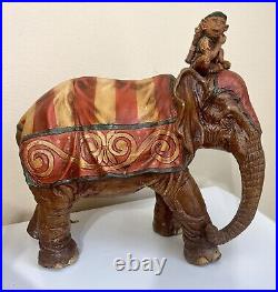 Antique Elephant Monkey Barnum & Bailey Circus ONLY for Wagon READ DESCRIPTION